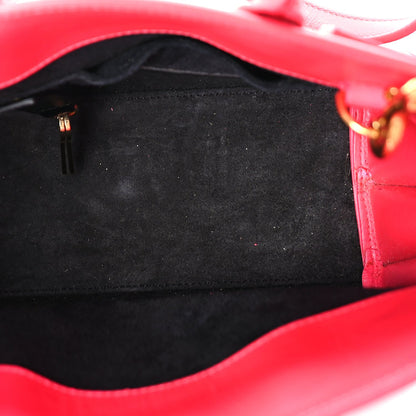 Saint Laurent Calfskin Nano Sac De Jour Lipstick Fuchsia 4 of 8