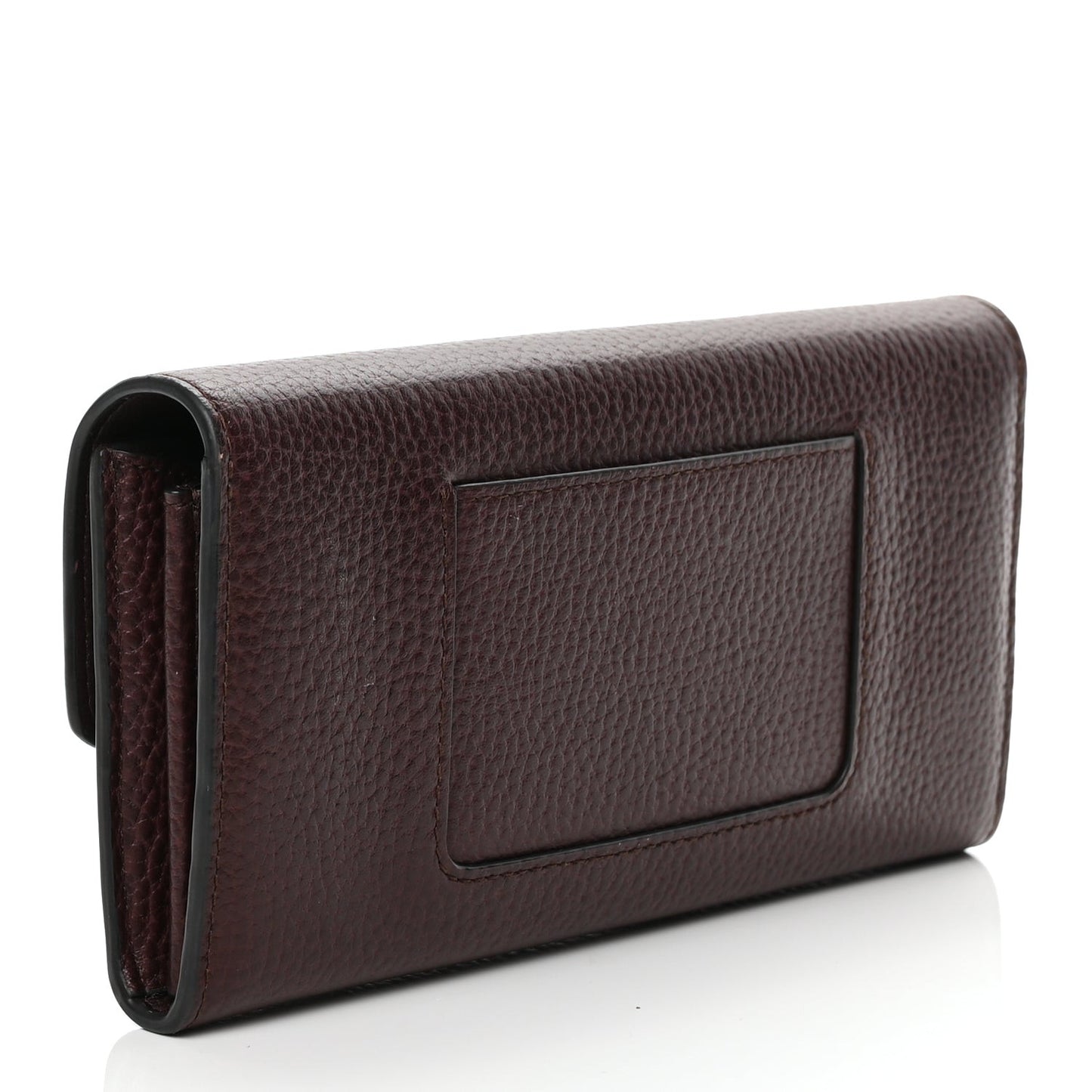 MULBERRY Grain Vegetable Tanned Calfskin Darley Wallet Oxblood