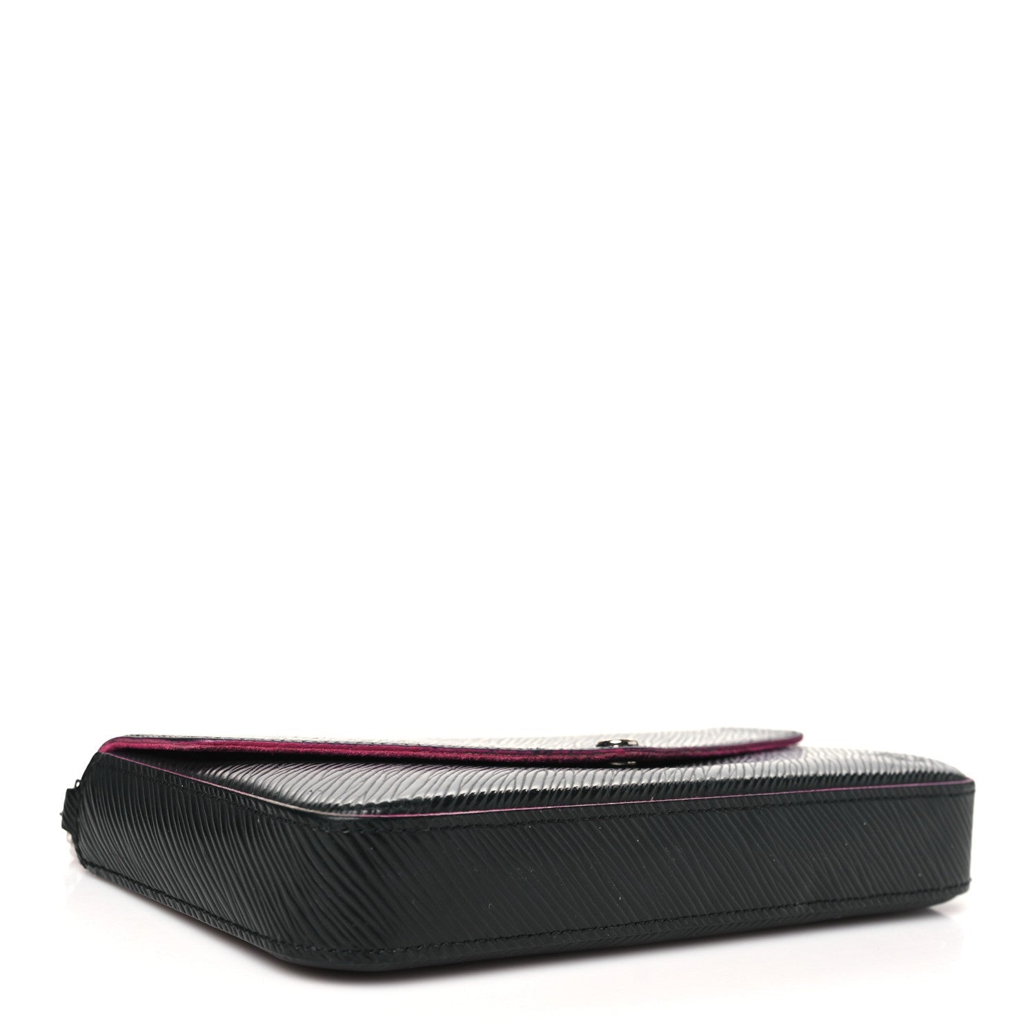 Louis Vuitton Epi Pochette Felicie Black Hot Pink 5 of 7