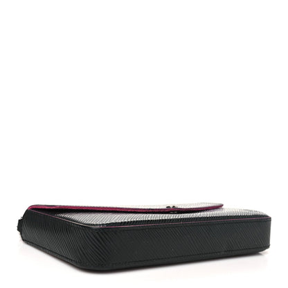 Louis Vuitton Epi Pochette Felicie Black Hot Pink 5 of 7