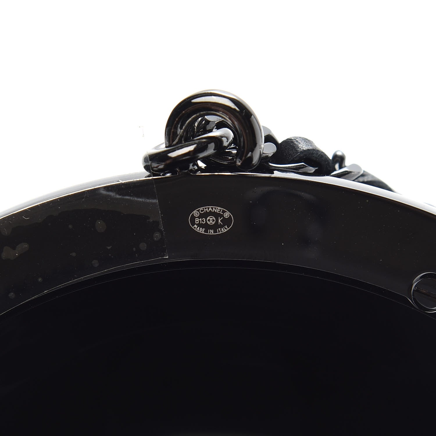 Chanel Plexiglass Around The World Clutch Black 7 of 8