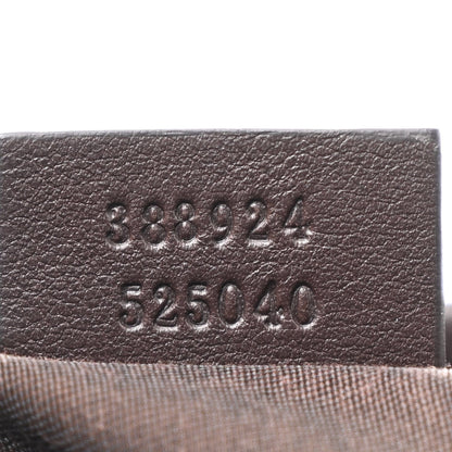 Gucci GG Plus Monogram Medium Flat Messenger Bag Dark Brown 7 of 7