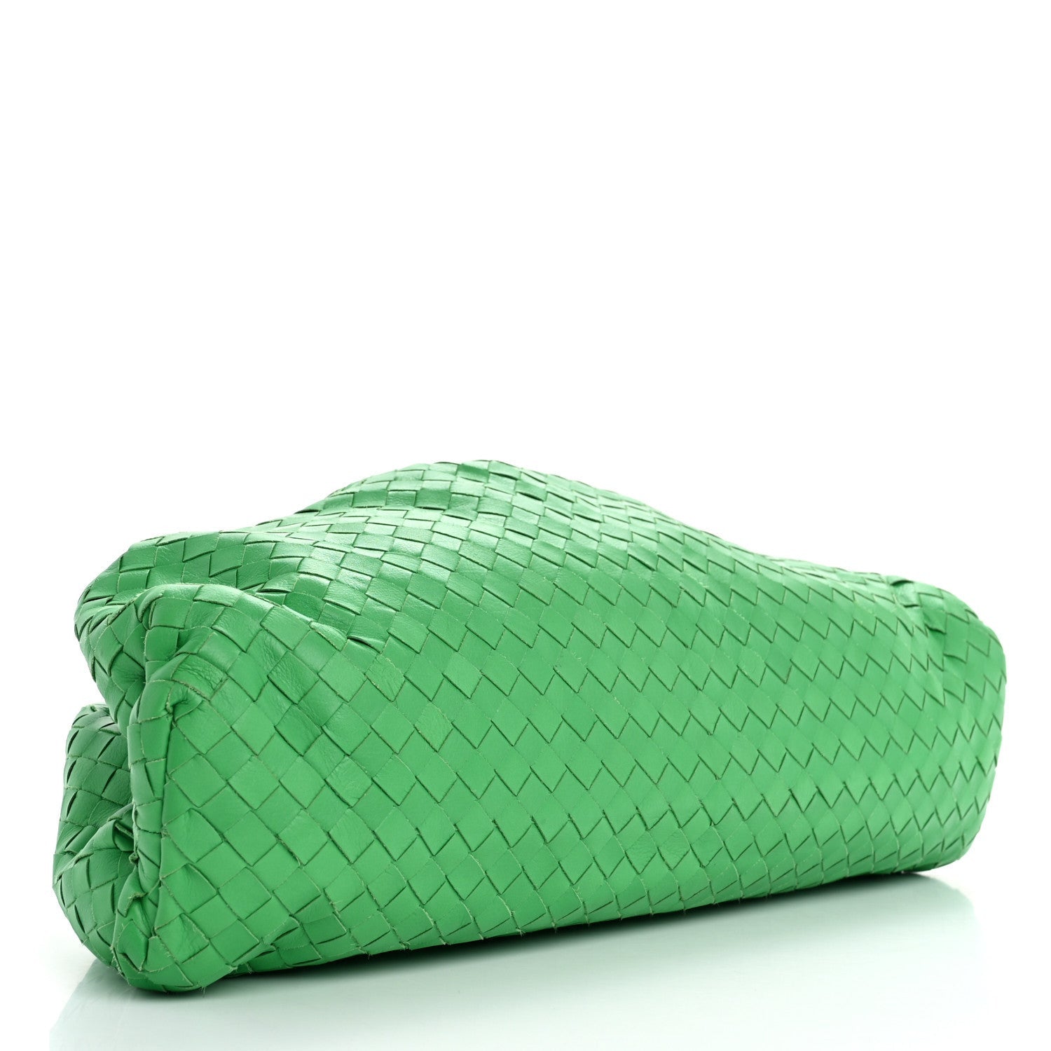 Bottega Veneta Nappa Maxi Intrecciato The Pouch Oversized Clutch Parakeet 4 of 7