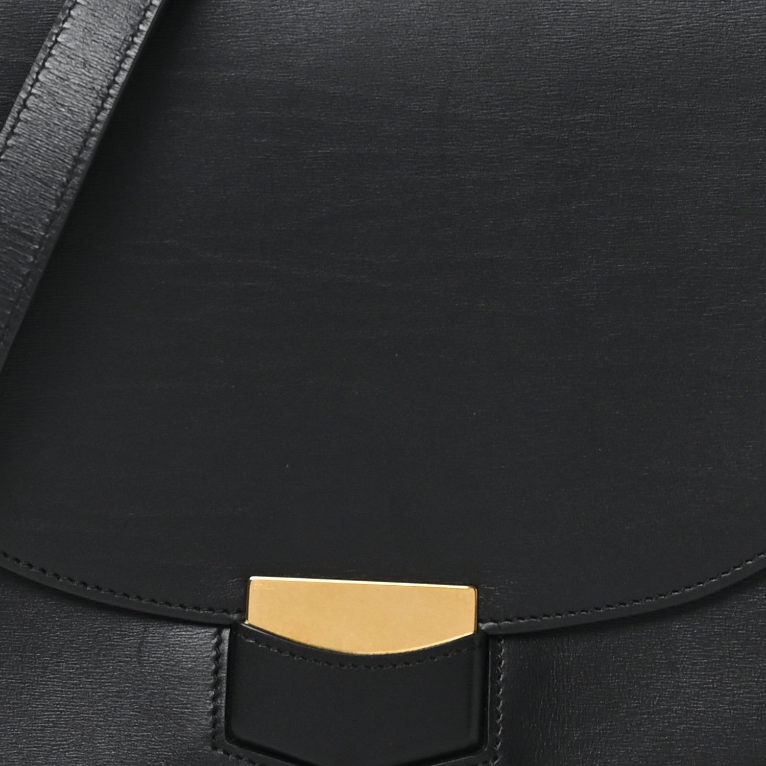 Celine Satin Calfskin Medium Trotteur Black 8 of 11