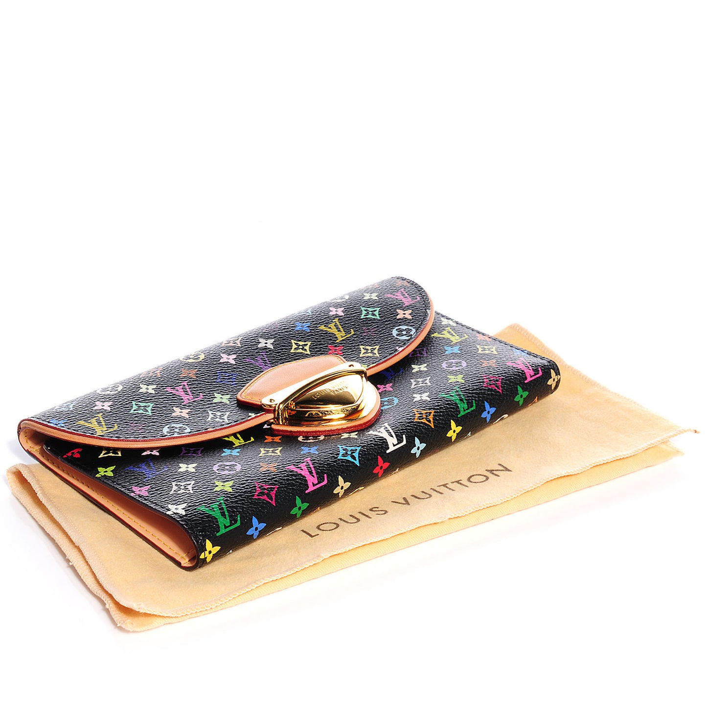 Monogram Multicolor Eugenie Wallet Black