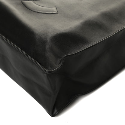 Chanel Lambskin CC Tote Black 11 of 14