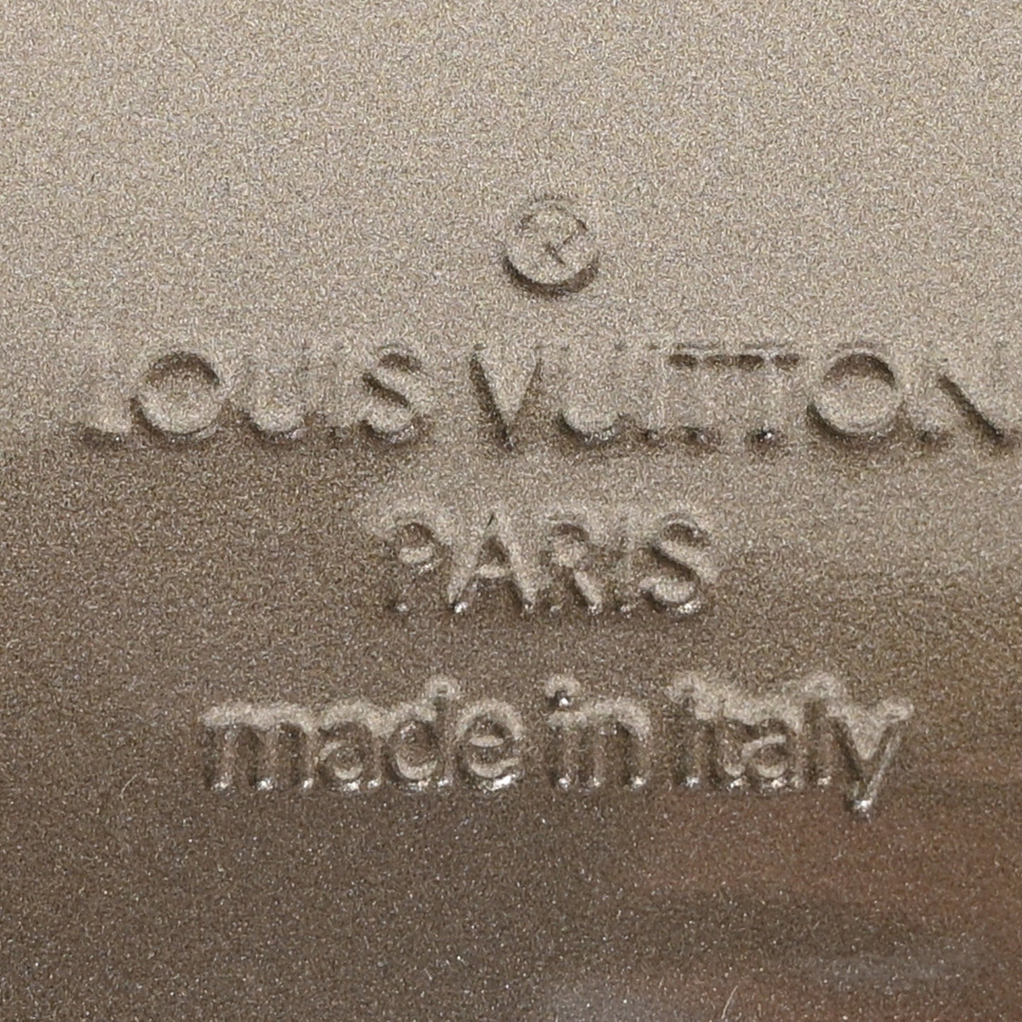 Vernis Belt Bag Champagne Metallise