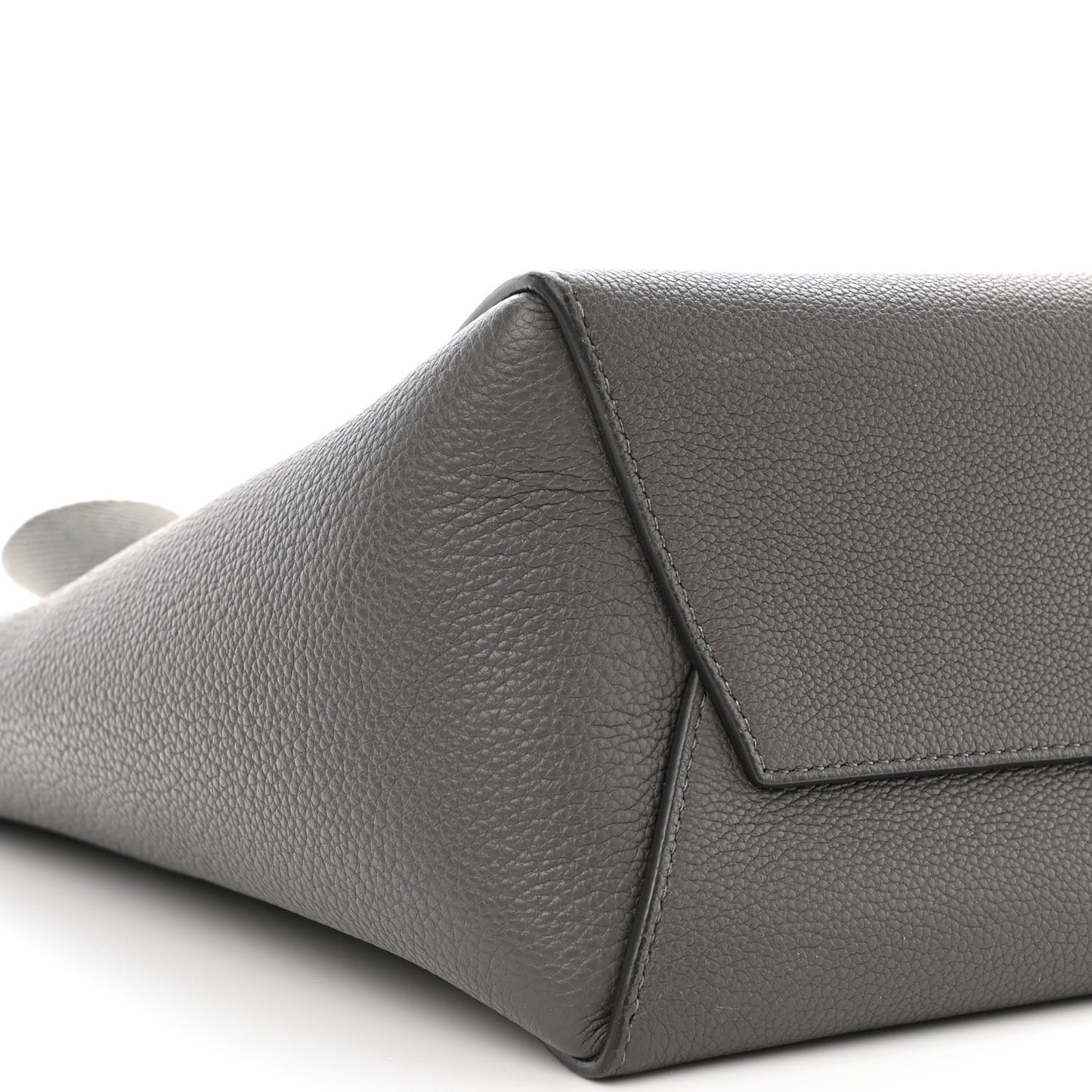 Soft Grained Calfskin Small Sangle Bucket Bag Kohl