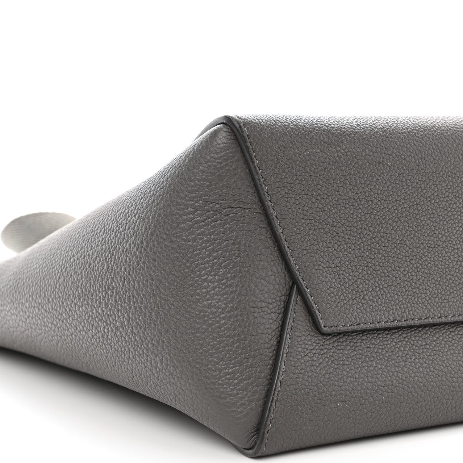 Celine Soft Grained Calfskin Small Sangle Bucket Bag Kohl 9 of 12