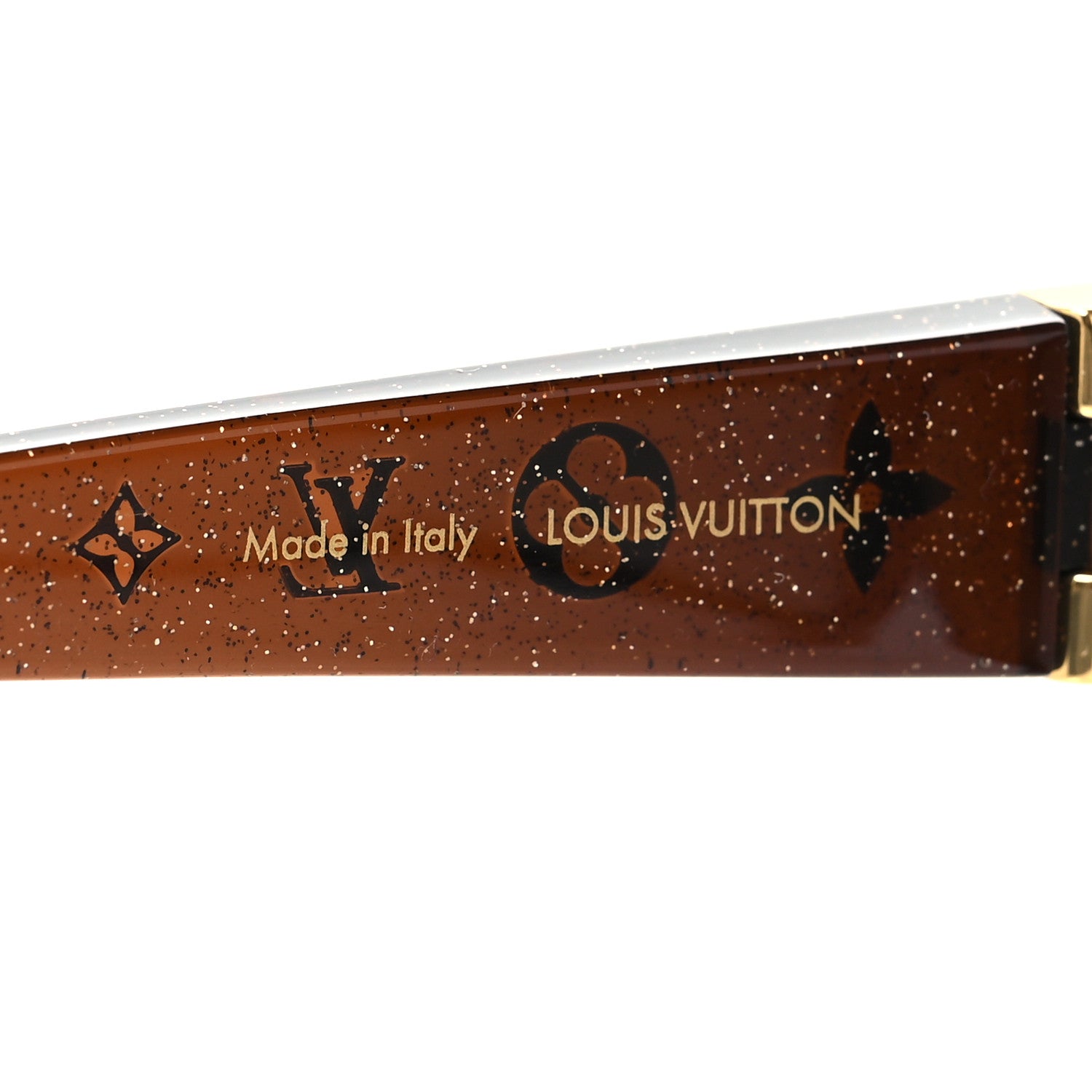 Louis Vuitton Acetate Obsession GM Sunglasses Z0459W Brown Glitter 5 of 8