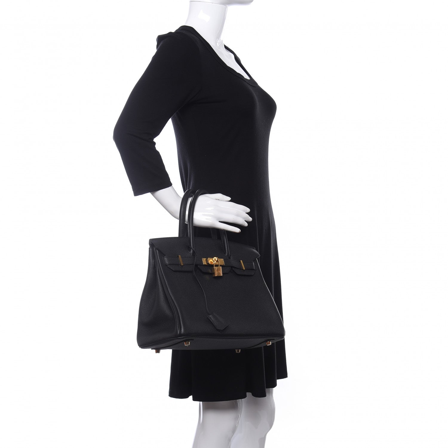 Hermes Togo Birkin 30 Black 2 of 11