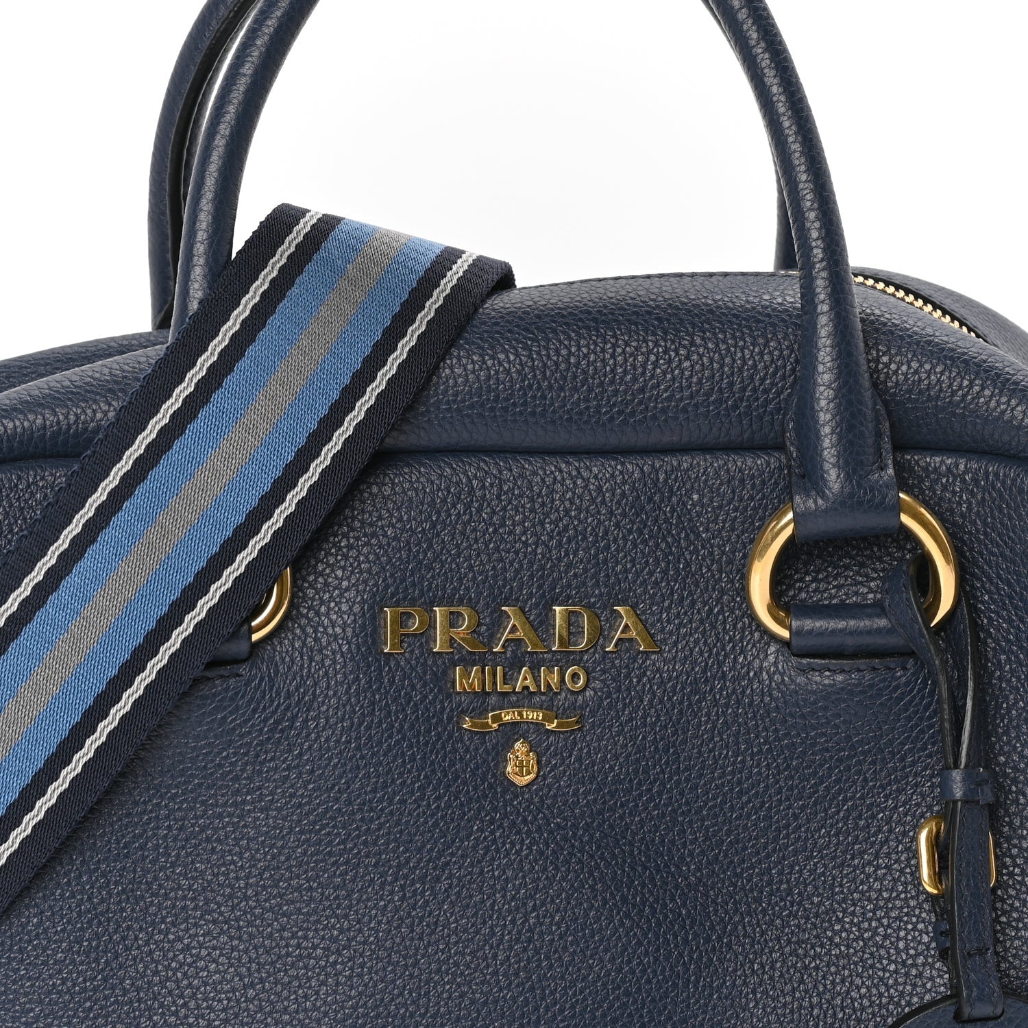 Prada Vitello Phenix Bauletto  Baltico 6 of 8