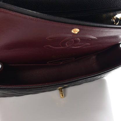 Chanel Caviar Quilted Medium Double Flap Black 5 of 7