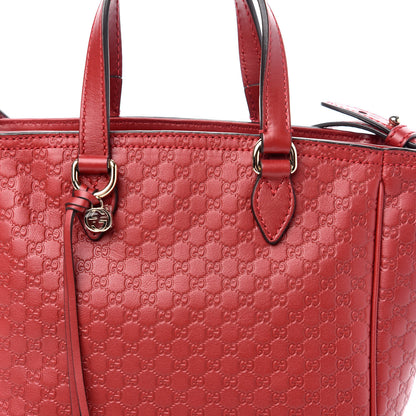 Gucci Microguccissima Small Bree Tote Red 10 of 10