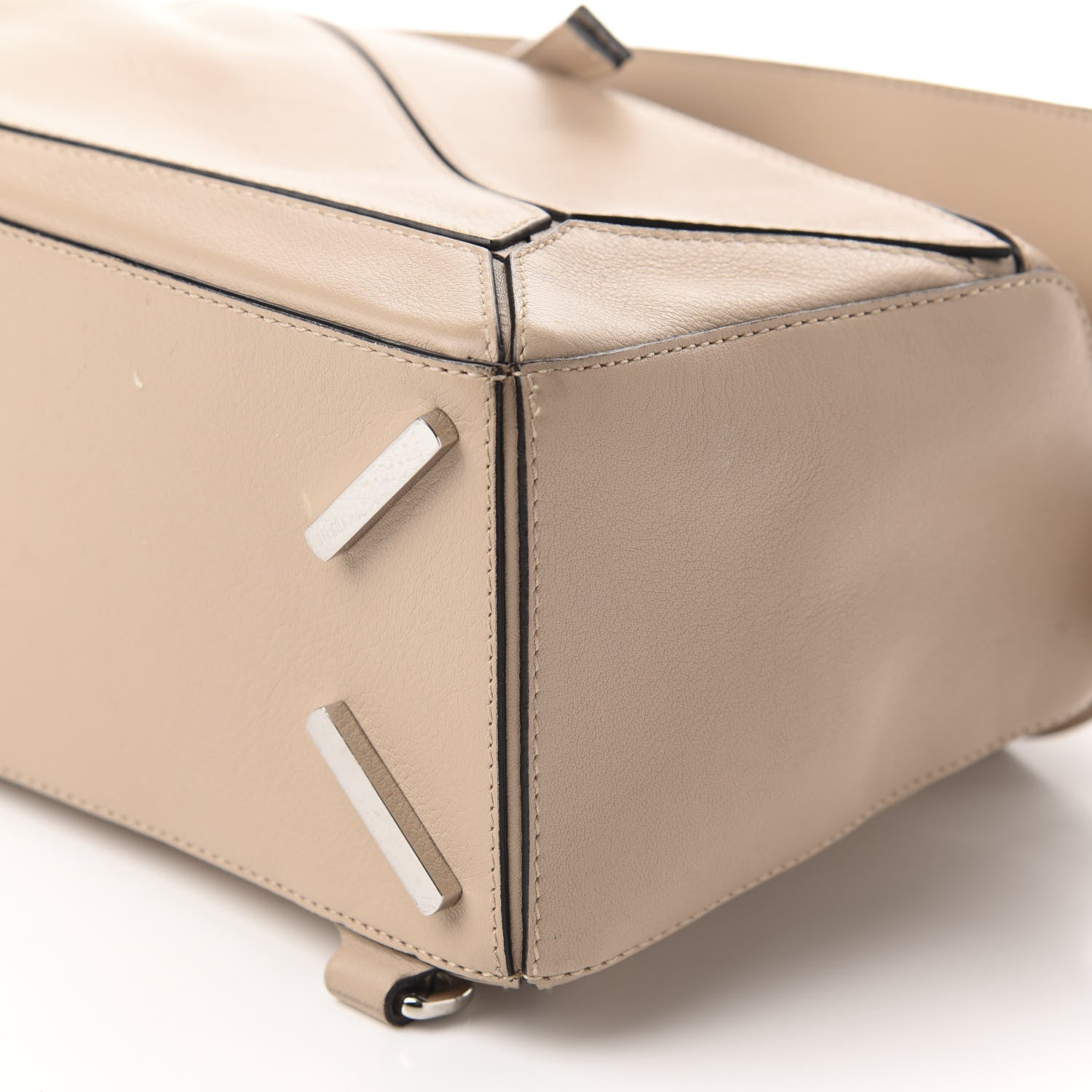 Loewe Calfskin Small Puzzle Bag Light Oat 7 of 11