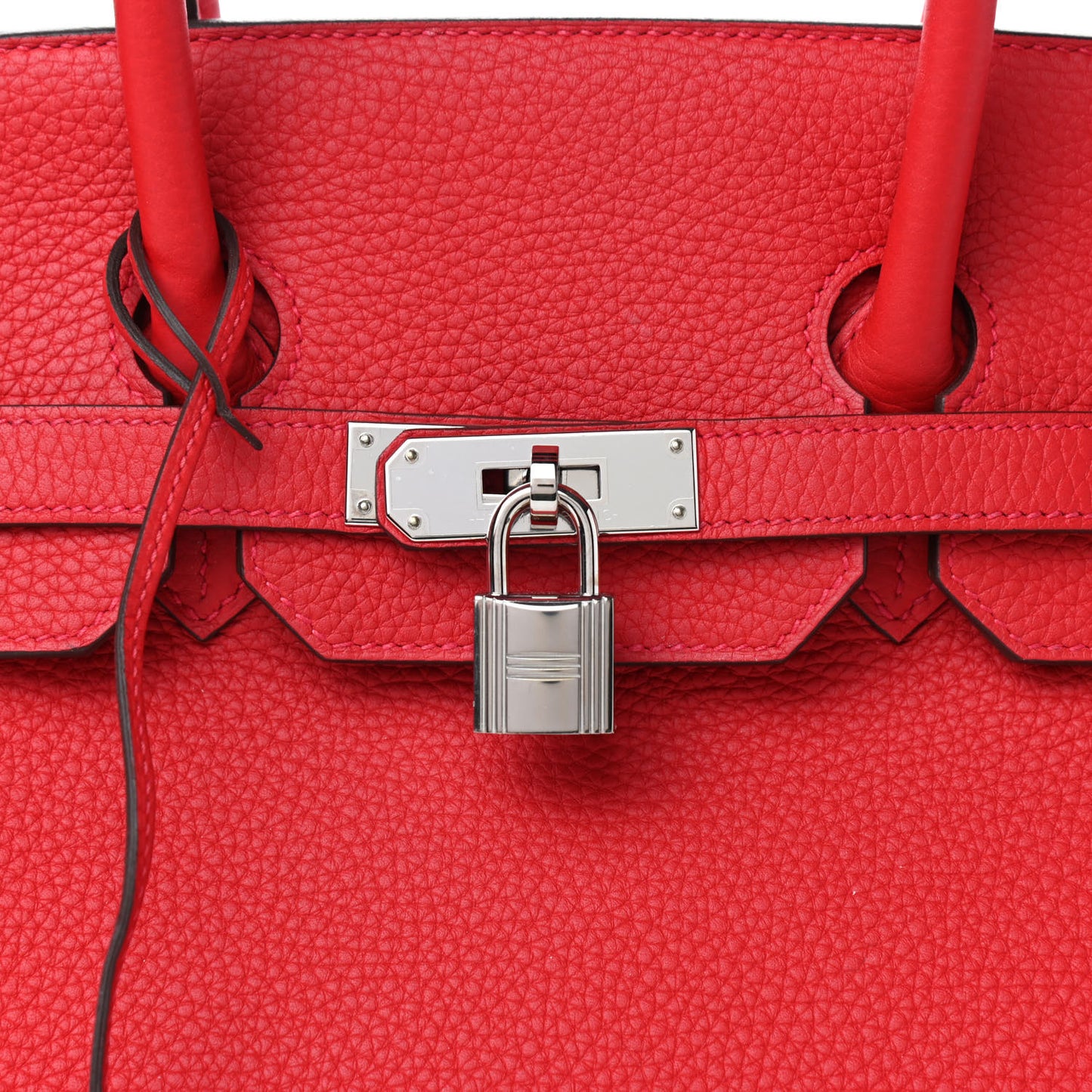 Togo Horseshoe Birkin 35 Rouge Casaque