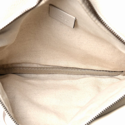 Gucci Grained Calfskin Logo Belt Bag White 4 of 4