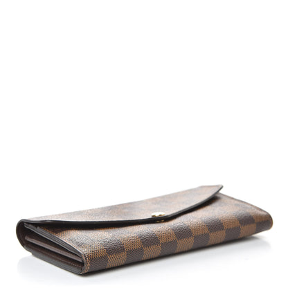 Louis Vuitton Damier Ebene Sarah Wallet NM 4 of 14