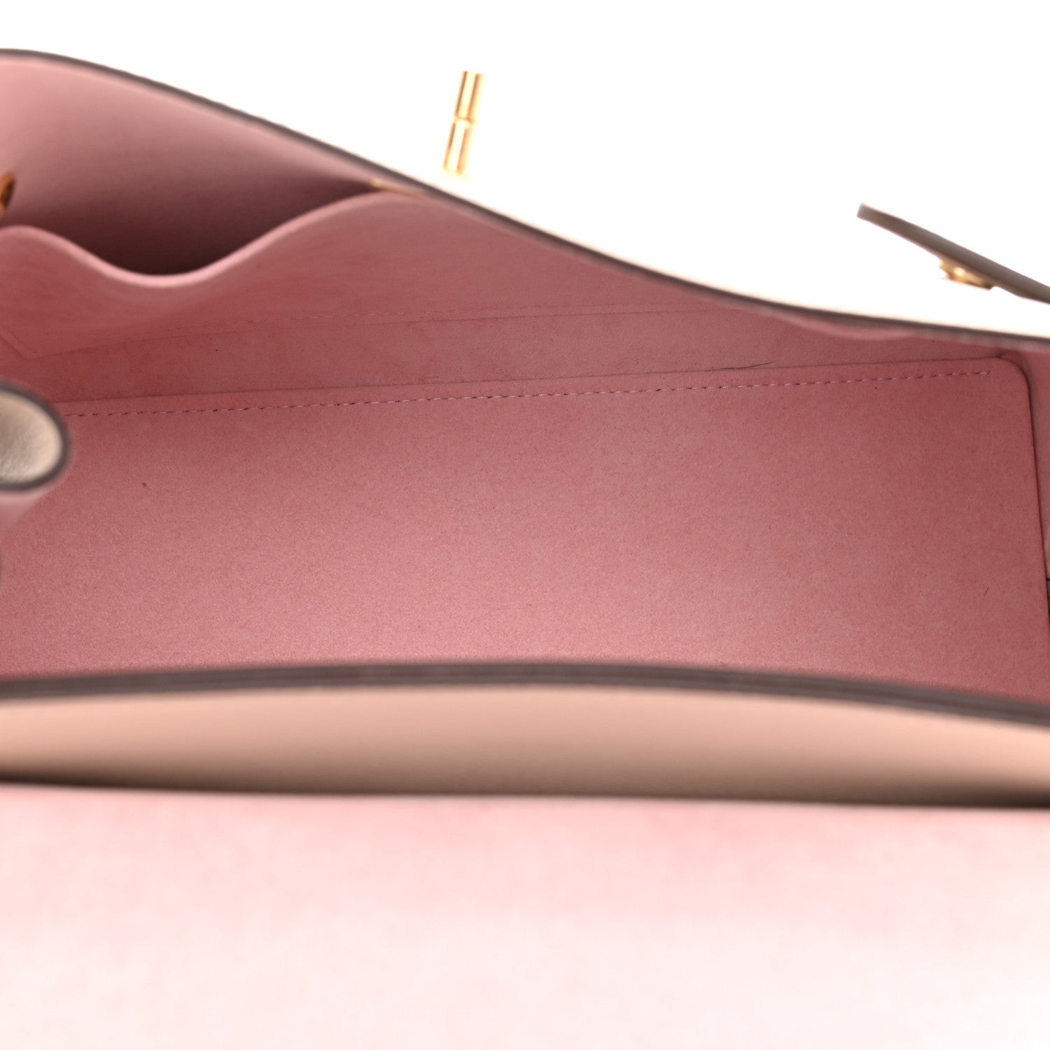 Louis Vuitton Soft Calfskin Lockme Ever MM Greige 5 of 9