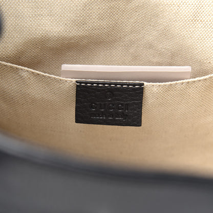 Gucci Cellarius Calfskin Medium Bamboo Backpack Black 6 of 10