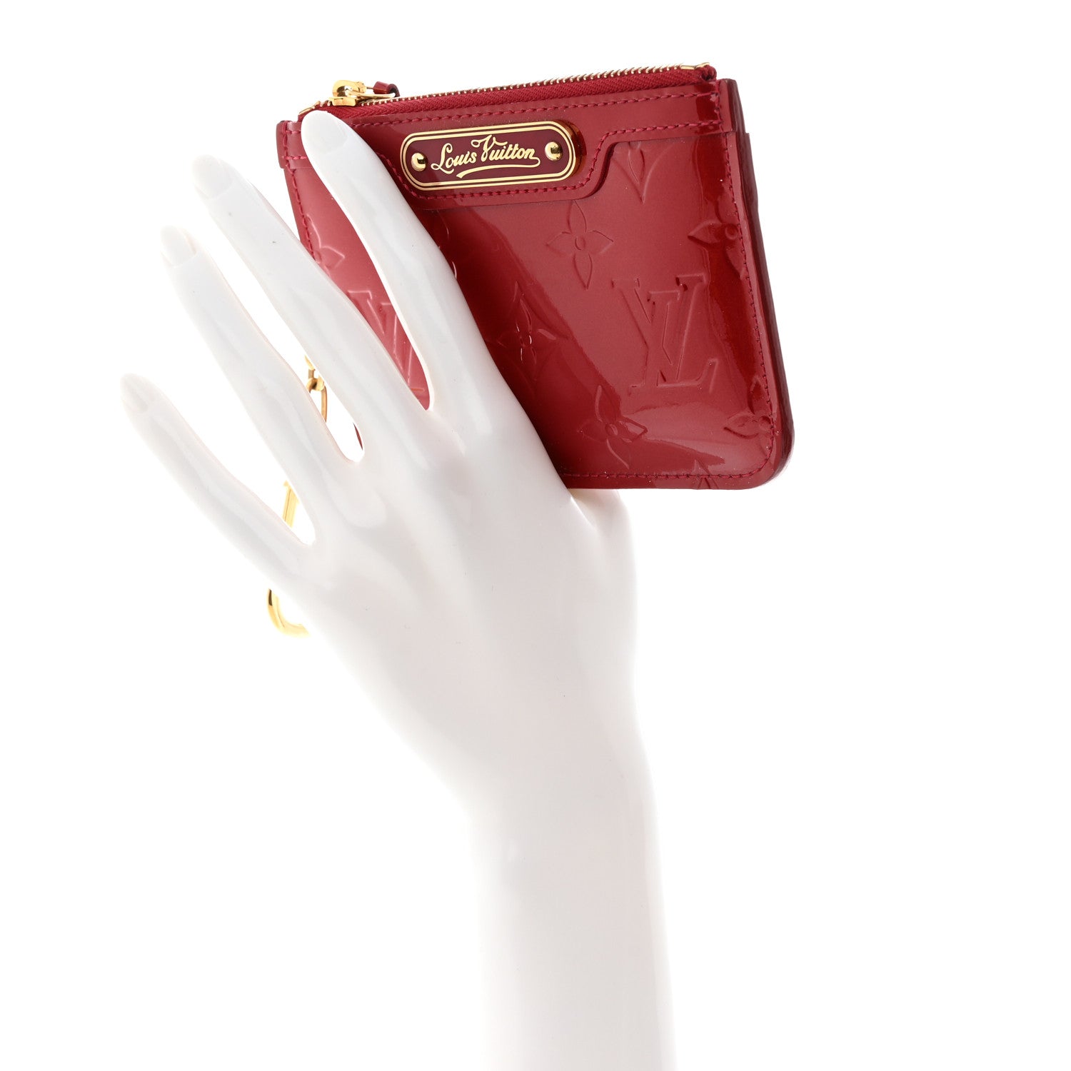 Louis Vuitton Vernis Key Pouch Pomme D'Amour 2 of 8