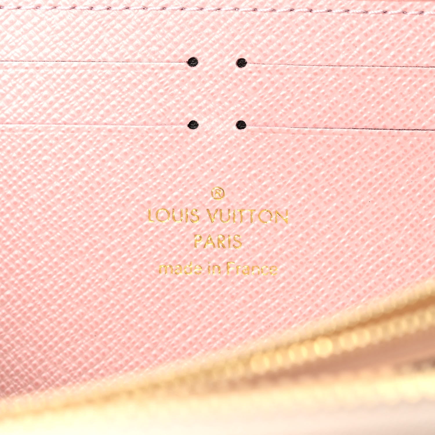 Louis Vuitton Damier Azur Clemence Wallet Rose Ballerine 6 of 7