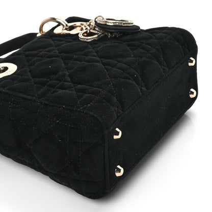 Christian Dior Velvet Mini Lady Dior Black 7 of 8