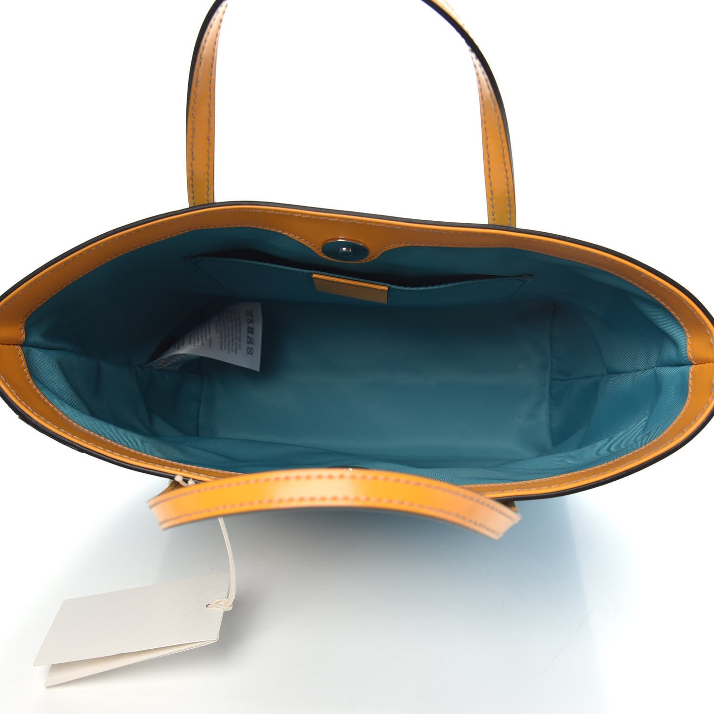 Calfskin Childrens Rainbow Tote Blue