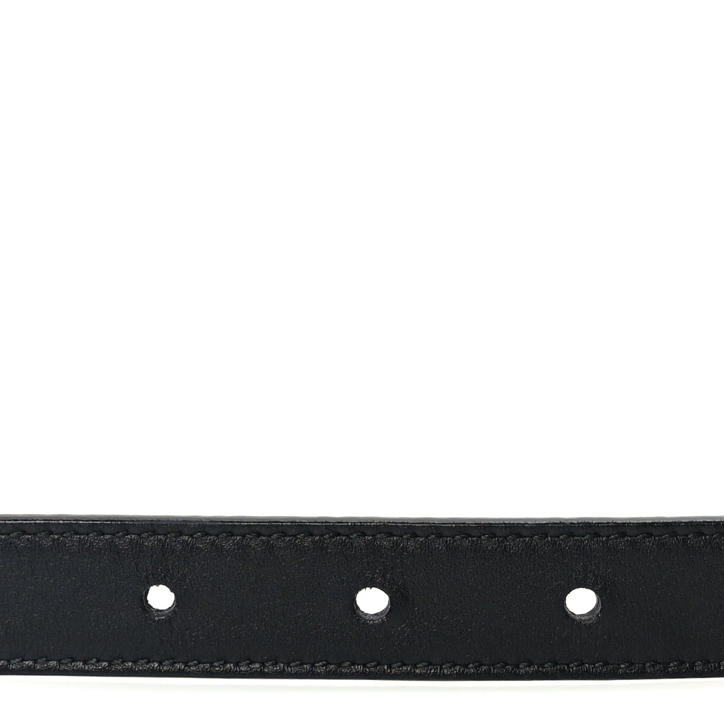 Calfskin Double G 20mm Belt 75 30  Black