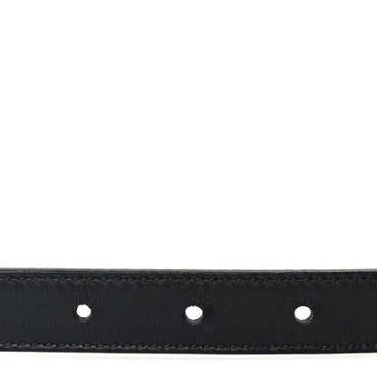 Gucci Calfskin Double G 20mm Belt 75 30  Black 3 of 5