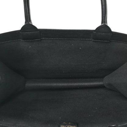 Christian Dior Calfskin Embossed Medium Book Tote Black 4 of 8