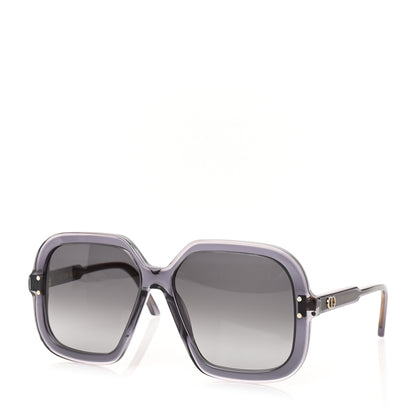 Christian Dior Acetate Cannage DiorHighlight S1I Square Sunglasses Grey 1 of 6