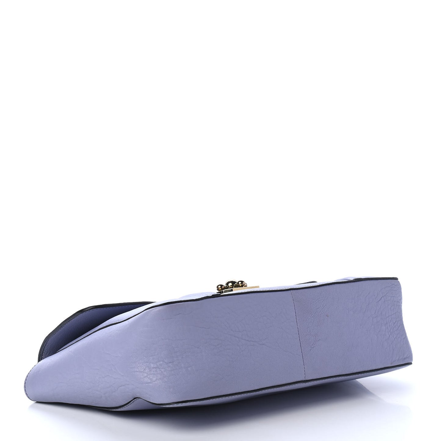 Goatskin Large Elsie Shoulder Bag Purple