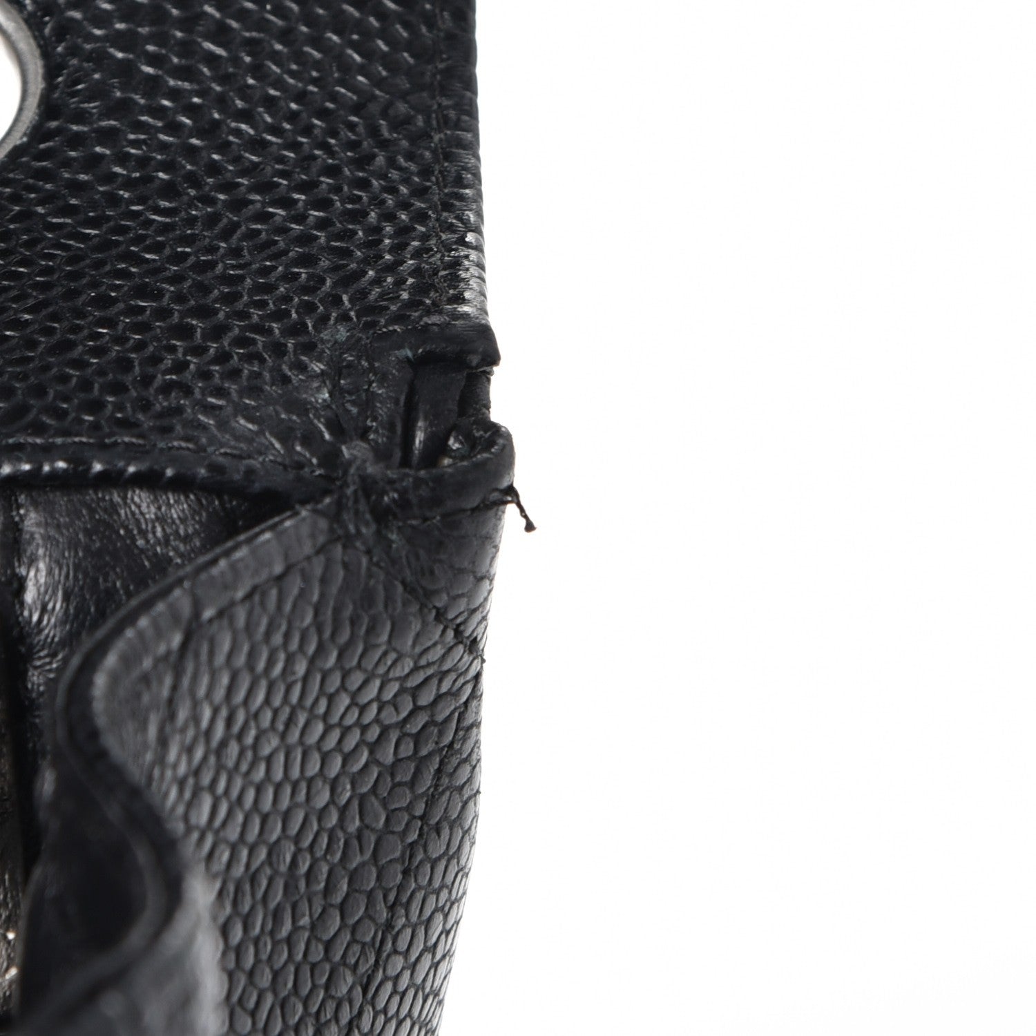 Chanel Caviar Quilted Jumbo Single Flap Black 9 of 11