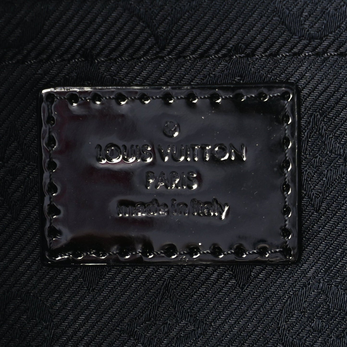 Calfskin Quilted Monogram Altair Clutch Black