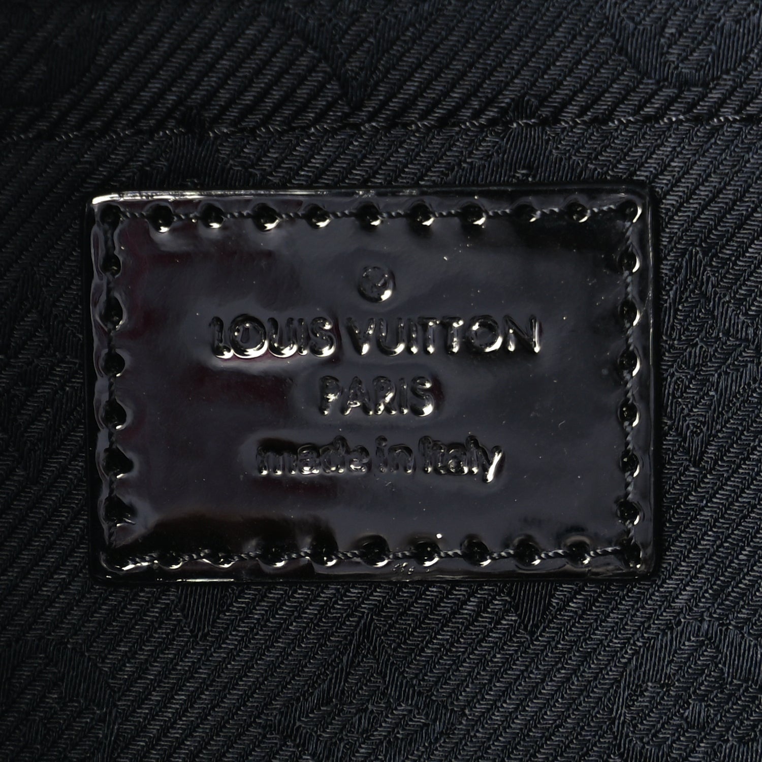 Louis Vuitton Calfskin Quilted Monogram Altair Clutch Black 6 of 7