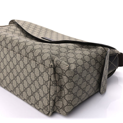 Gucci GG Plus Monogram Messenger Diaper Bag  Dark Brown 8 of 8