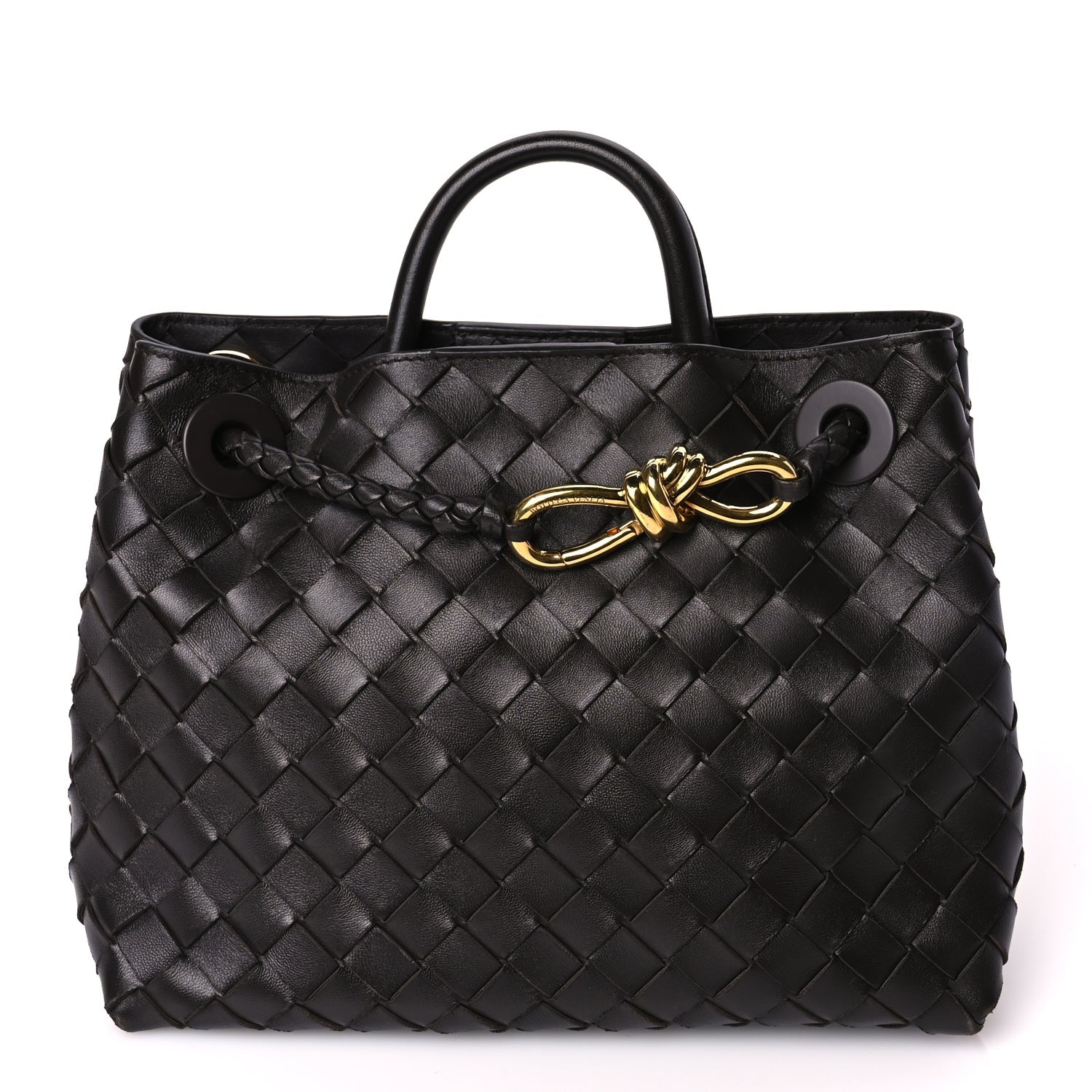 Bottega Veneta Nappa Intrecciato Small Andiamo Shoulder Bag Fondant 1 of 8