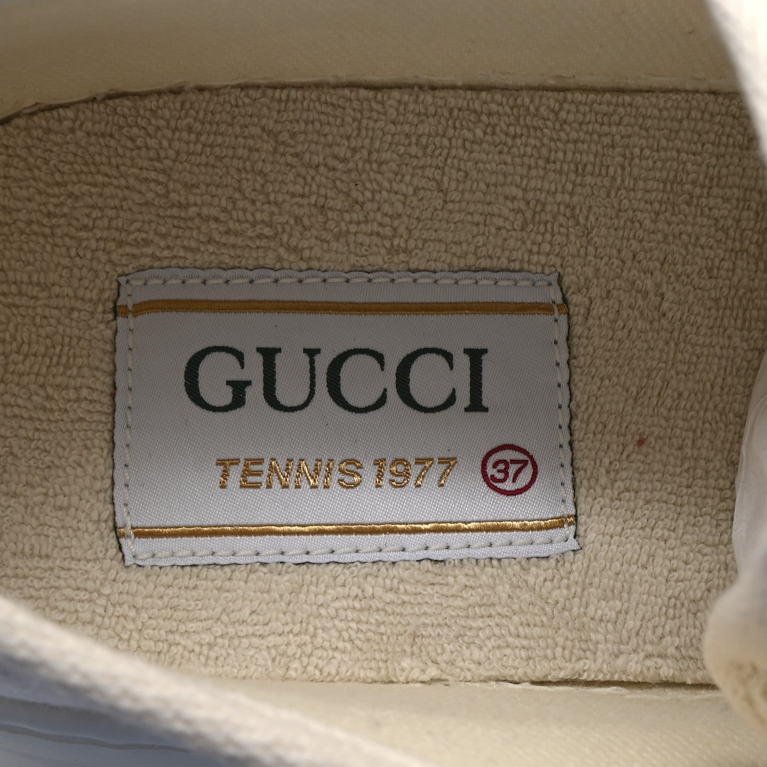 Gucci GG Monogram Womens 1977 Tennis Platform 52mm Sneakers 37 Great White Mystic White 7 of 7