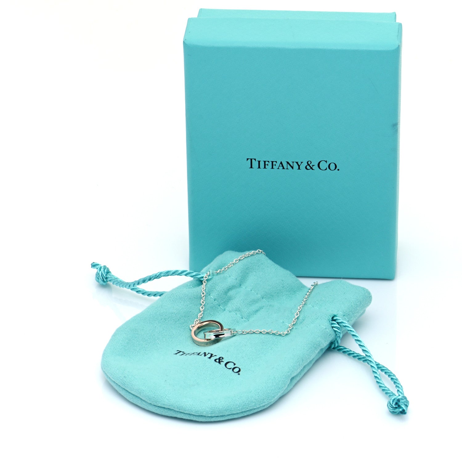 Tiffany Sterling Silver Rubedo 1837 Interlocking Bracelet 7 of 7