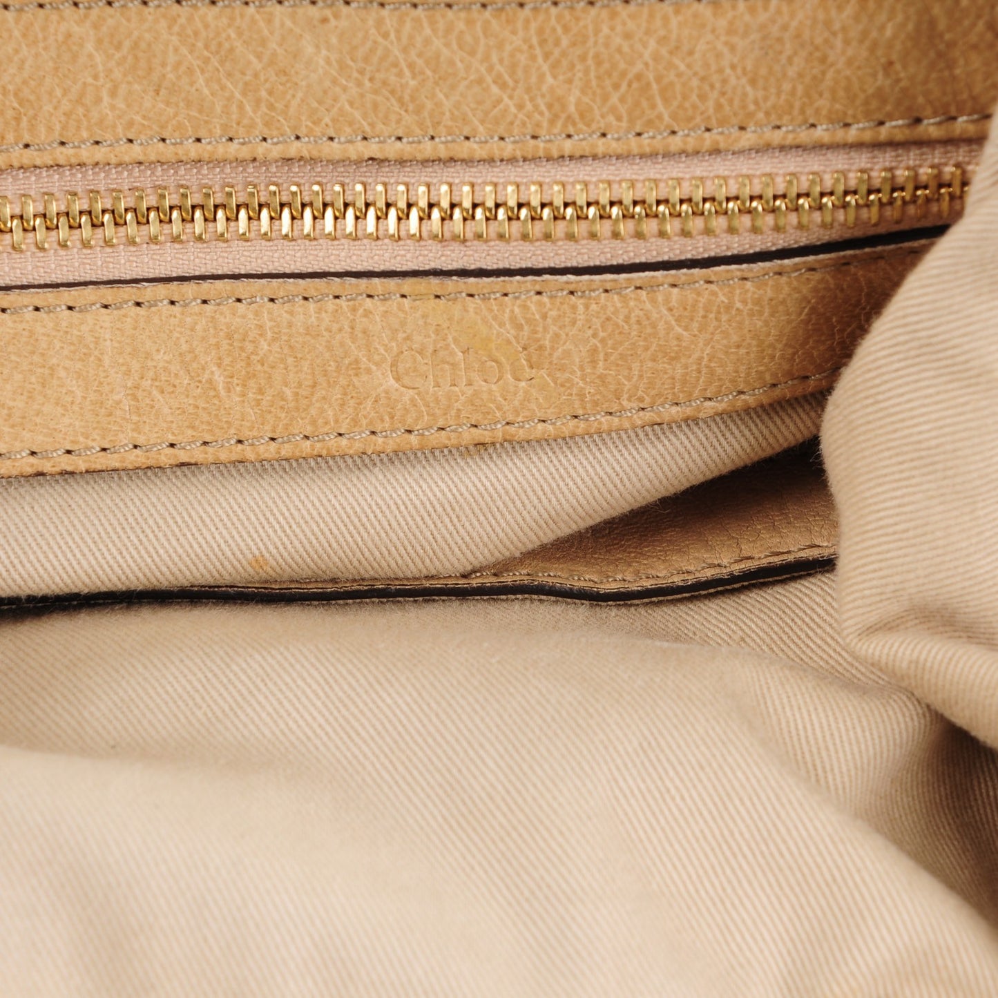 Lambskin Heloise Hobo Beige