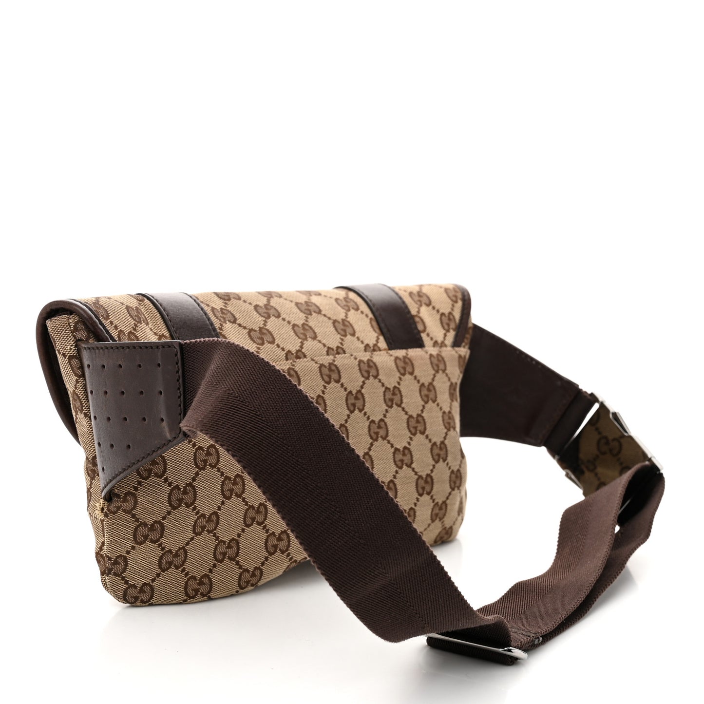 Monogram Waist Belt Bag Dark Brown