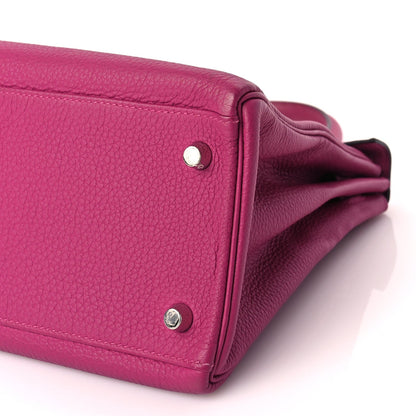 Hermes Togo Kelly Retourne 28 Rose Pourpre Rose Pourpre 9 of 9