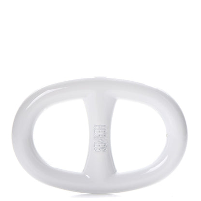 Hermes Lacquer Chaine D Ancre Scarf Ring White 1 of 4