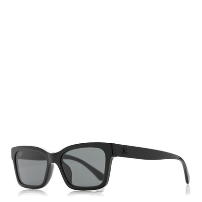 Chanel Acetate Square Sunglasses 5417-A Black 1 of 9