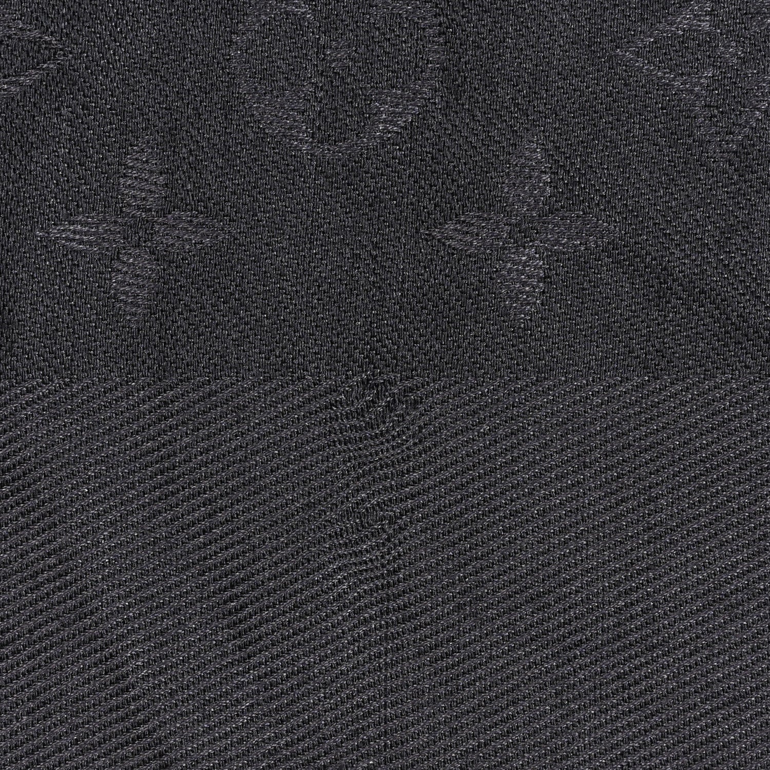 Louis Vuitton Silk Lurex Wool Monogram Shine Shawl Black 4 of 5