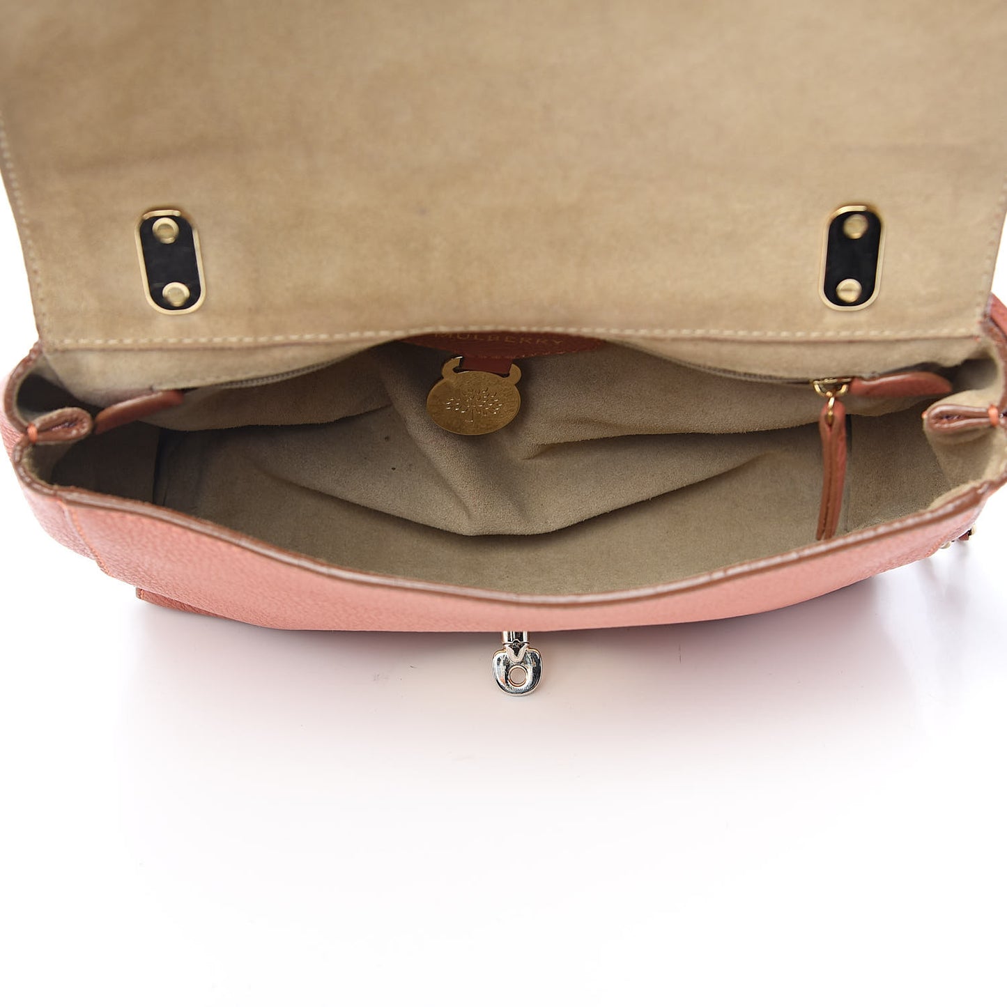 Small Classic Grain Small Lily Flap Burnt Peach