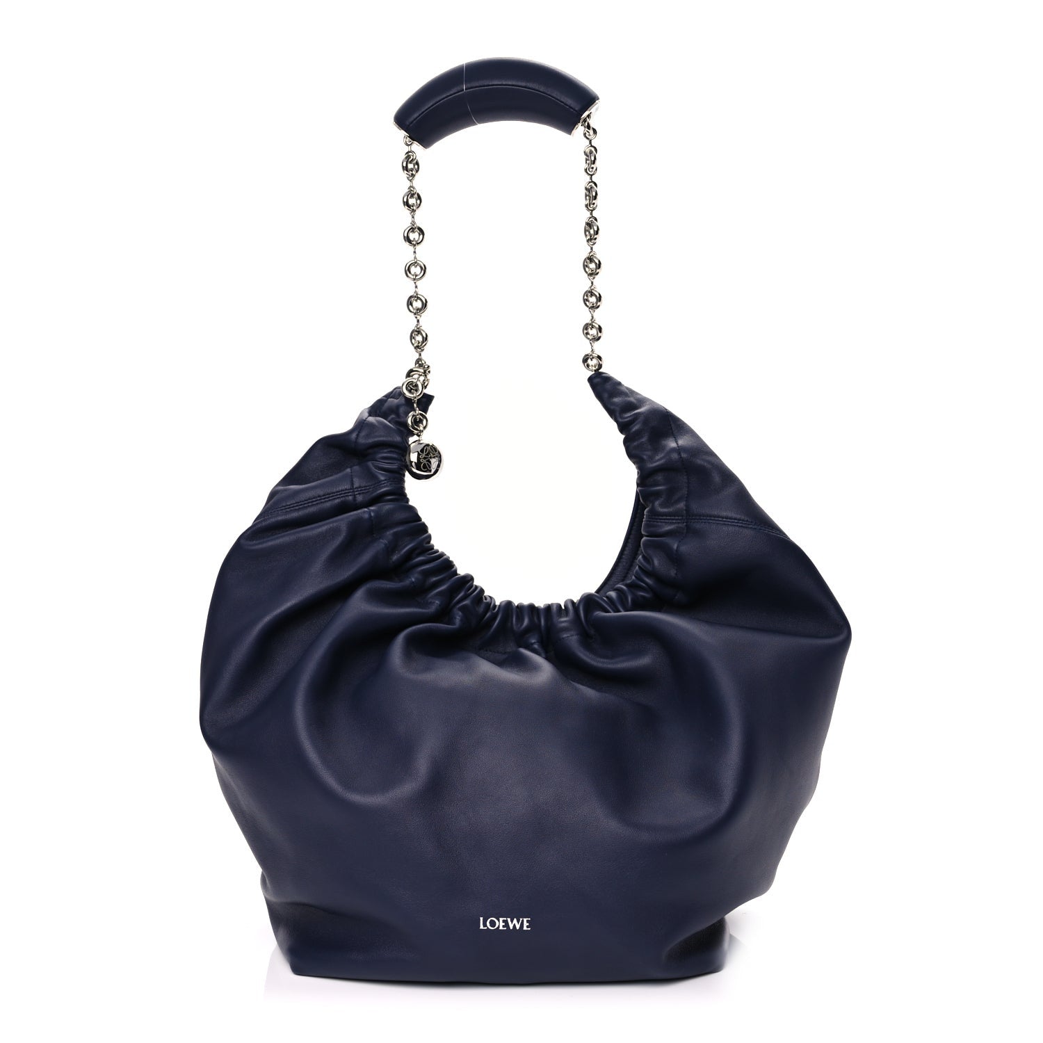 Loewe Buttery Nappa Lambskin Medium Squeeze Bag Abyss Blue 1 of 8