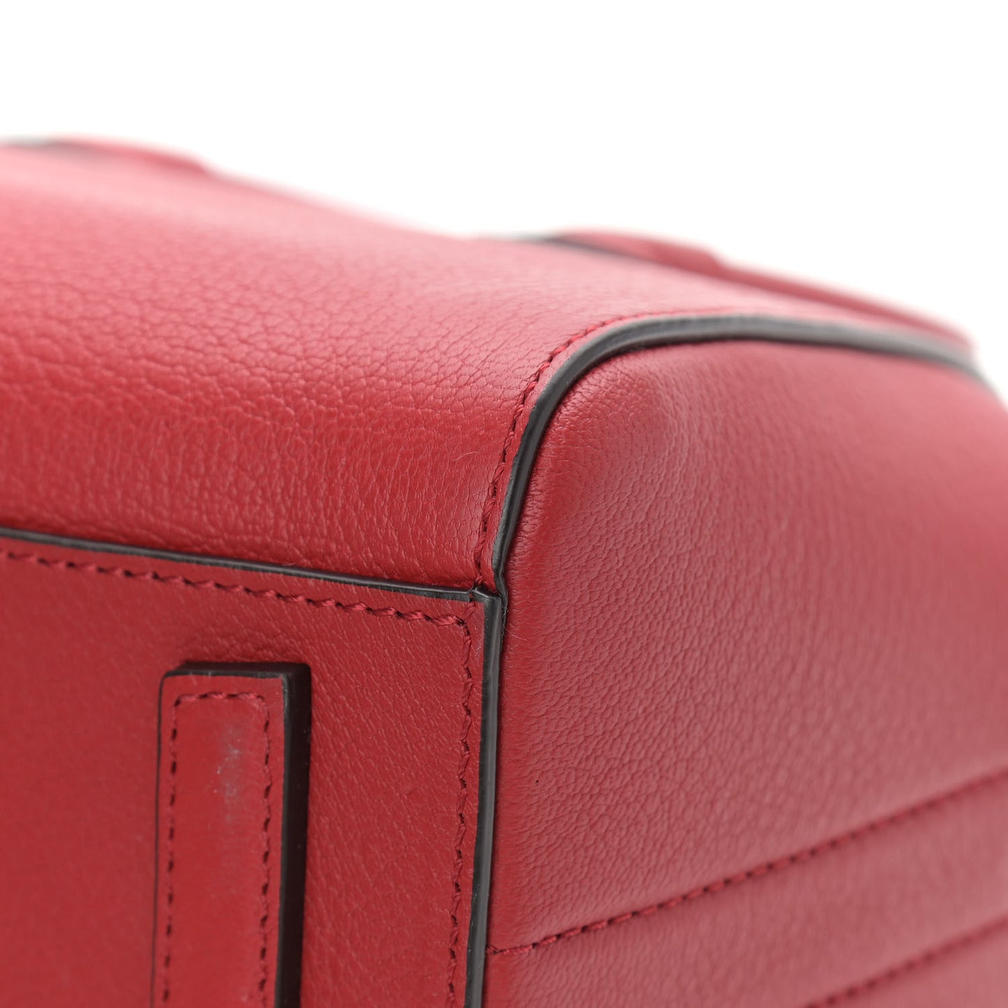 Sugar Goatskin Mini Antigona Medium Red