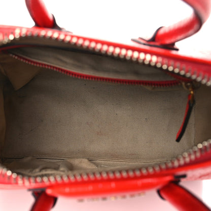 Givenchy Calfskin Crocodile Embossed Mini Antigona Red 5 of 7
